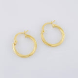 Candongas Espiral 1.15g / 1.8cm Oro Amarillo 18K