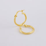 Candongas Espiral 1.2g / 1.8cm Oro Amarillo 18K