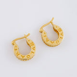 Candongas Bv 3.8g / 1.3cm Oro Amarillo 18K