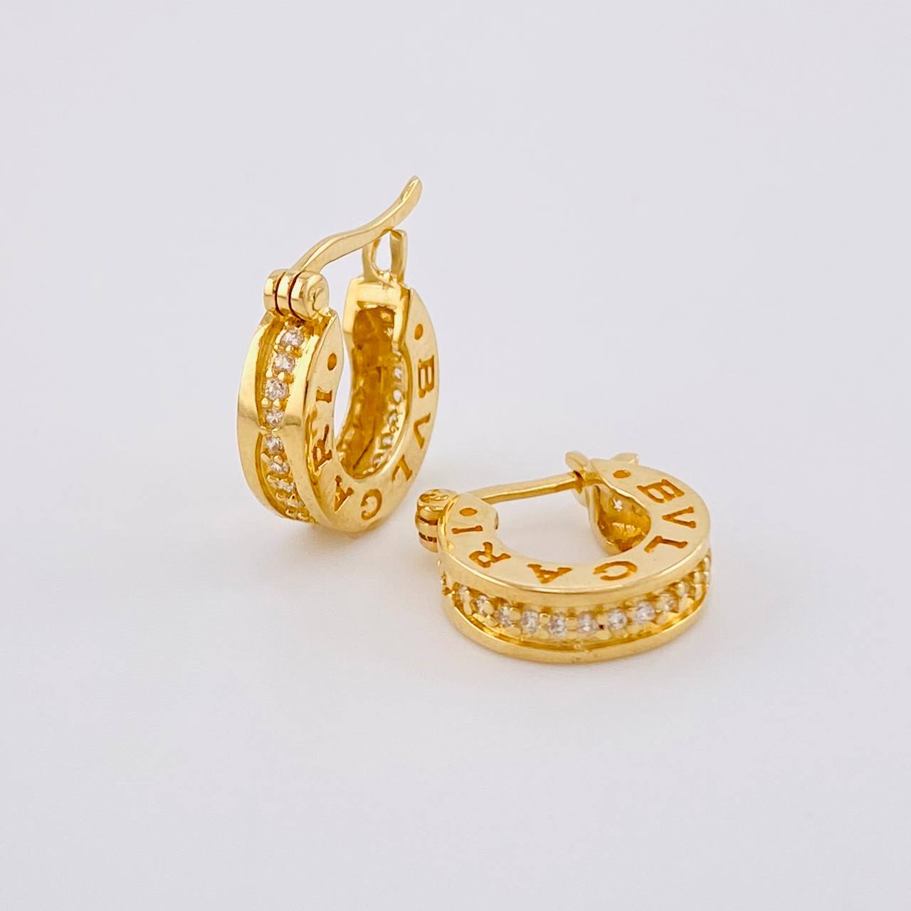Candongas Bv 3.8g / 1.3cm Oro Amarillo 18K