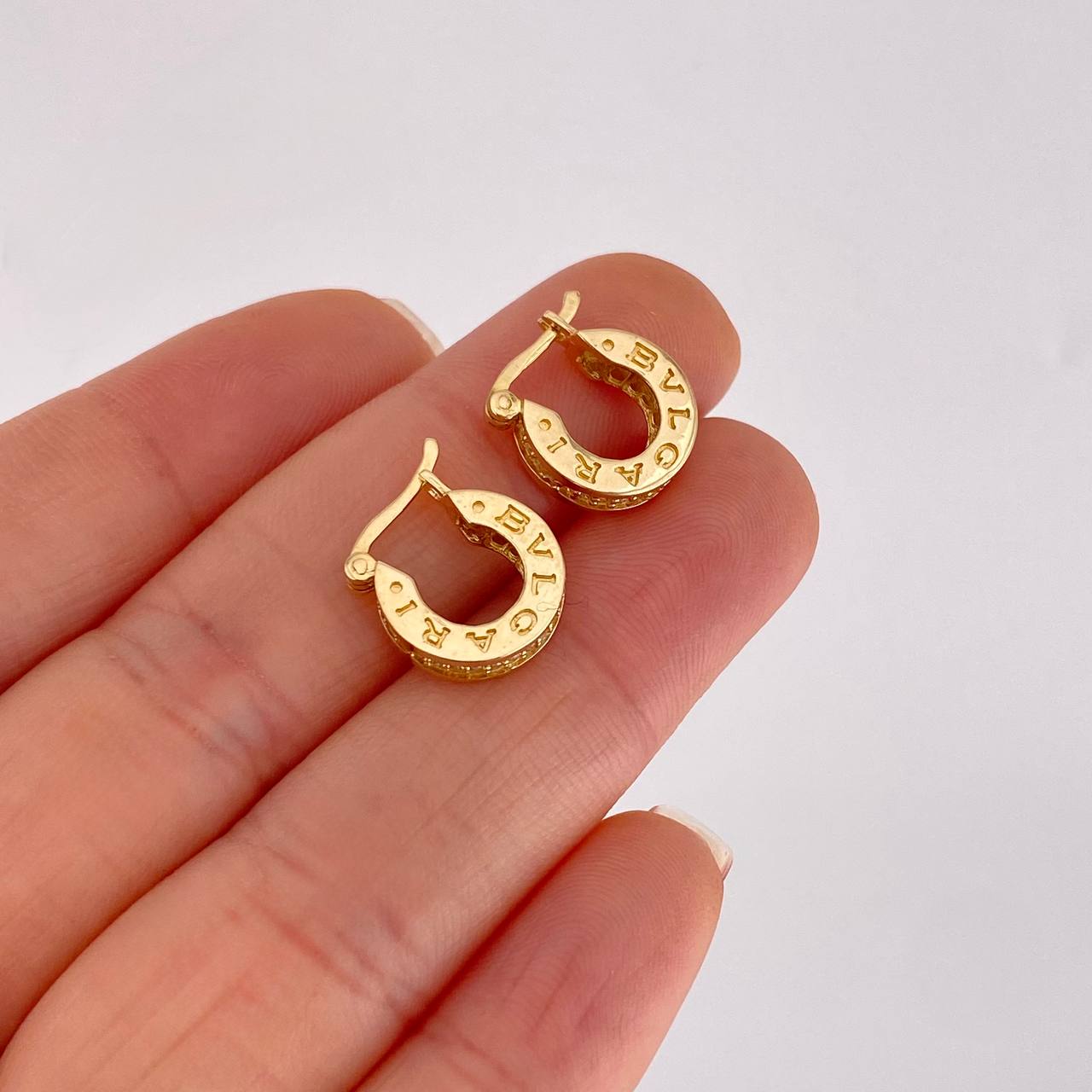Candongas Bv 3.8g / 1.3cm Oro Amarillo 18K