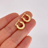 Candongas Bv 3.8g / 1.3cm Oro Amarillo 18K