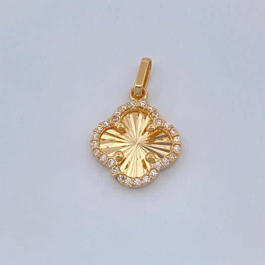 Dije Trebol 1.25gr / 2cm / Oro Amarillo 18%