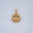 Dije Rostro Oso 1.2gr / 1.4cm / Oro Amarillo 18K &