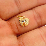 Dije Rostro Oso 1.2gr / 1.4cm / Oro Amarillo 18K &