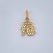 Dije Fe 0.95gr / 1.8cm / Oro Amarillo 18K &