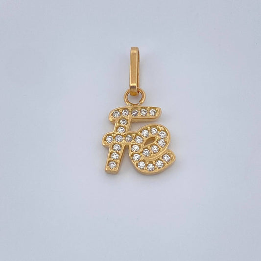 Dije Fe 0.95gr / 1.8cm / Oro Amarillo 18K &