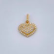 Dije Corazón Cojín 1.45gr / 1.7cm / Oro Amarillo 18K &