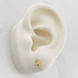 Topos Mano Hamsa 0.75g / 4.5mm Oro Amarillo 18K