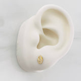 Topos Mano Hamsa 0.75g / 4.5mm Oro Amarillo 18K