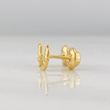 Topos Mano Hamsa 0.75g / 4.5mm Oro Amarillo 18K