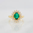 Anillo Halo Circulo 3.7g / T7 1/2 Oro Amarillo 18K
