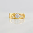 Anillo Solitario Corazon 4.05g / T6 3/4 Oro Amarillo 18K
