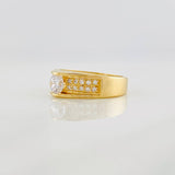 Anillo Solitario Corazon 4.05g / T6 3/4 Oro Amarillo 18K