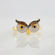 Anillo Buho 2.65g / T6 Tres Oros 18K
