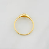 Anillo Ojo Turco 1.65g / T7 Oro Amarillo 18K