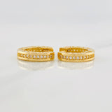 Candongas Bv 4.1g / 1.02cm Oro Amarillo 18K