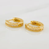 Candongas Bv 4.1g / 1.02cm Oro Amarillo 18K