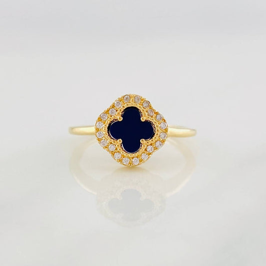 Anillo Trebol 2.65g / T6 Oro Amarillo 18K