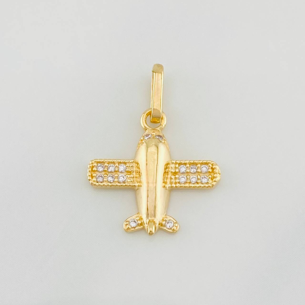 Dije Avion 1.25g / 2cm Oro Amarillo 18K