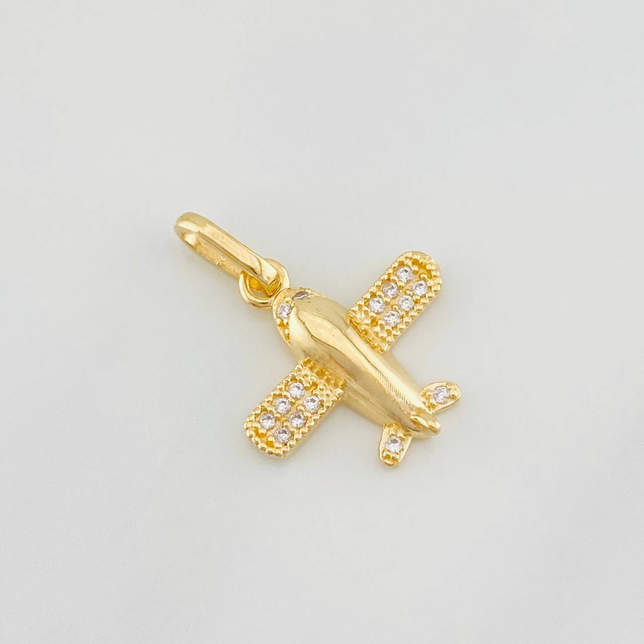 Dije Avion 1.25g / 2cm Oro Amarillo 18K