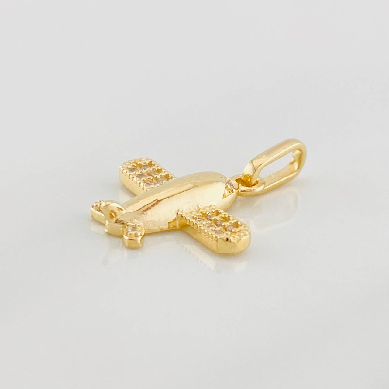 Dije Avion 1.25g / 2cm Oro Amarillo 18K