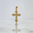 Dije Cruz 1.4gr / 3.3cm / Florenciada Oro Amarillo