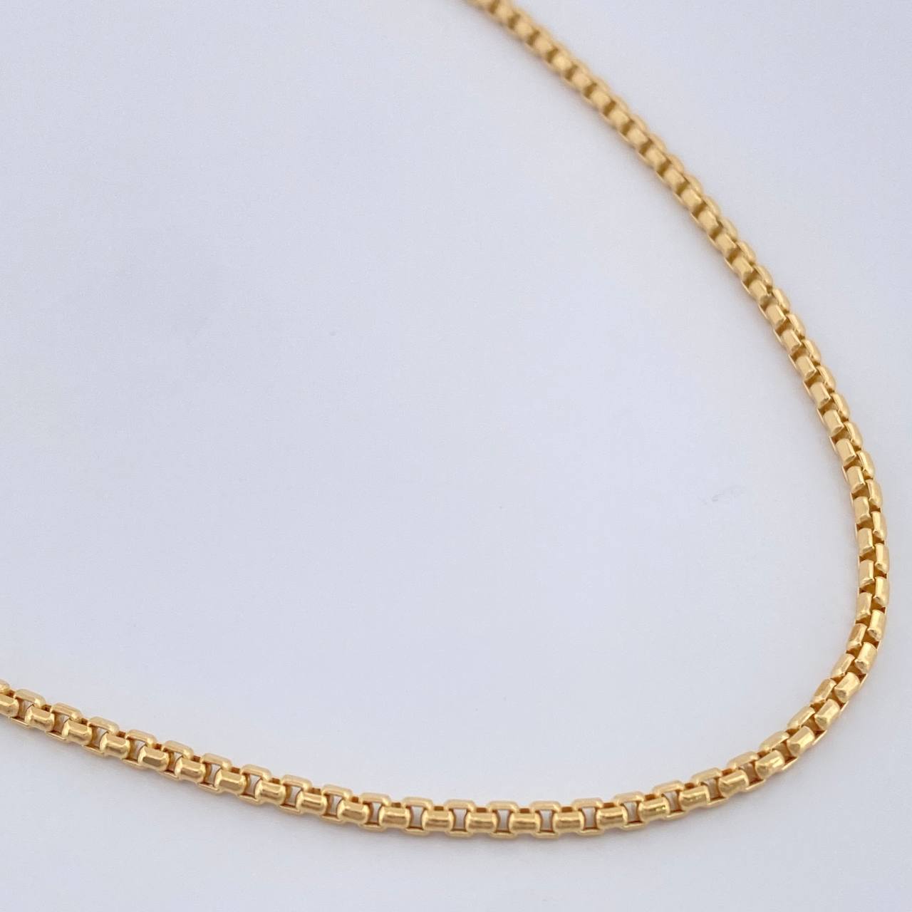 Cadena Veneciana 5.15gr / 50cm / 1.8mm Oro Amarillo +3 18K $