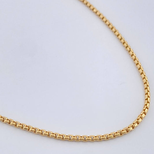Cadena Veneciana 5.15gr / 50cm / 1.8mm Oro Amarillo +3 18K $