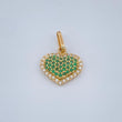 Dije Corazón Cojín 1.5gr / 1.8cm / Oro Amarillo 18K &