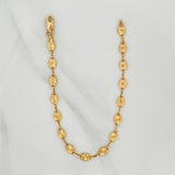 Pulso Eslabon Diamantado 2.8 g / 18.4 cm / 4.4 mm Oro Amarillo 18K