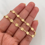 Pulso Eslabon Diamantado 2.8 g / 18.4 cm / 4.4 mm Oro Amarillo 18K