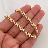 Pulso Rustico Burbujas 4.45 g / 19.3 cm / 4.3 mm Oro Amarillo 18K