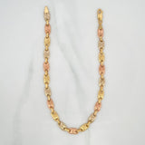 Tobillera Rustica Corona 7.25 g / 27 cm / 5.6 mm Tres Oros 18K