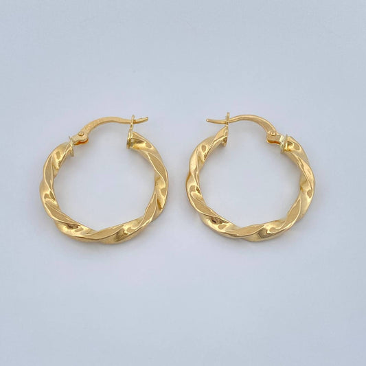 Candongas Milu 1.8gr / 2.5cm / Oro Amarillo 18K $