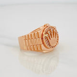 Anillo Corona 6.3g / T6 1/2 Oro Rosa 18K