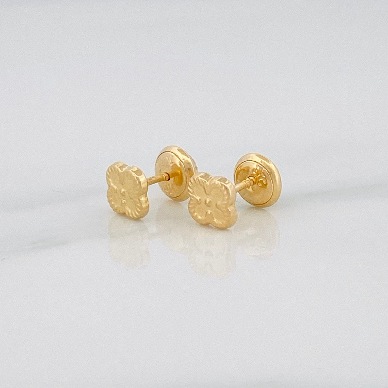 Topos Trebol 0.65g / 5mm Oro Amarillo 18K