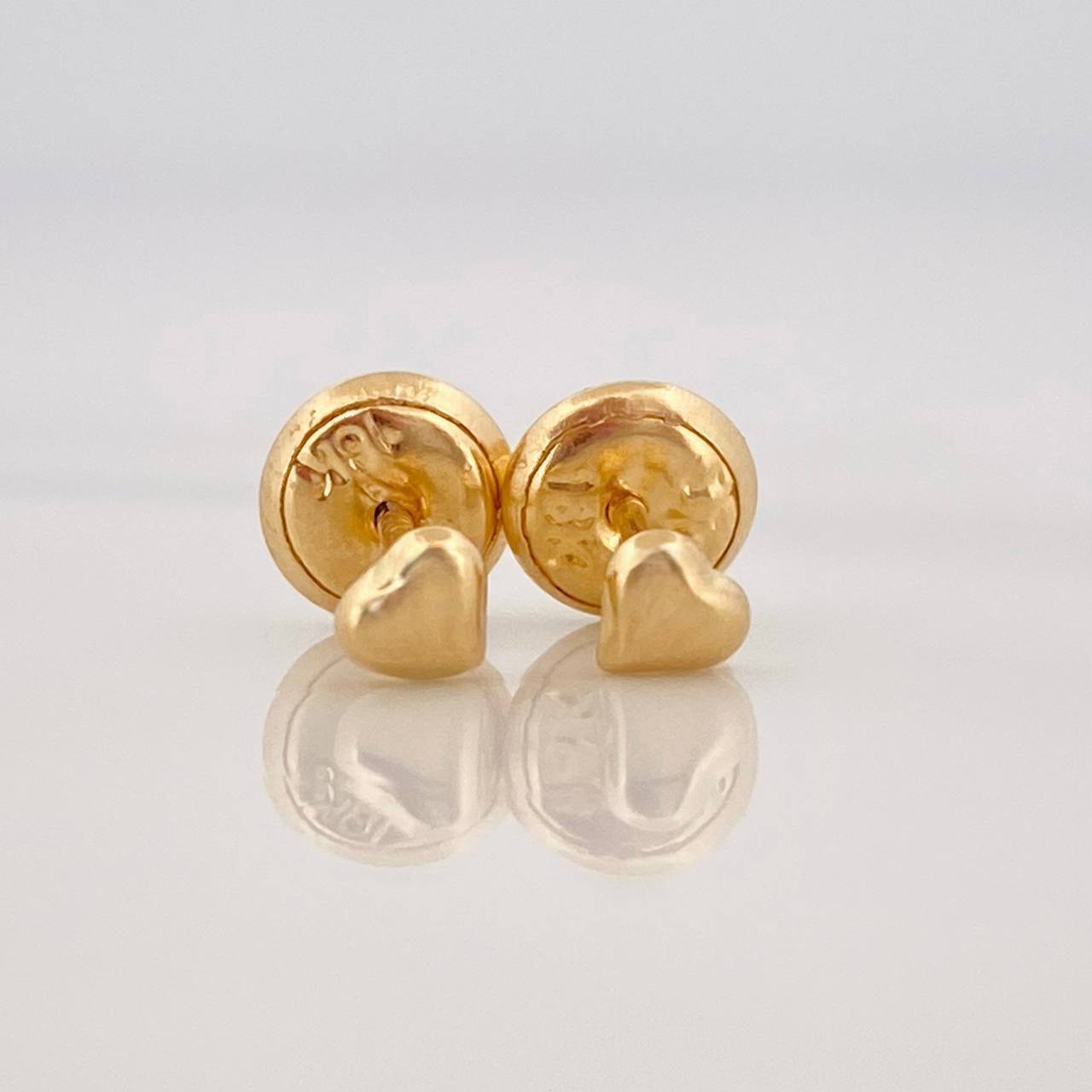 Topos Corazon 0.5g / 3.2mm Oro Amarillo 18K