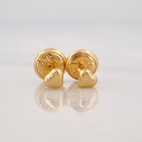Topos Corazon 0.5g / 3.2mm Oro Amarillo 18K