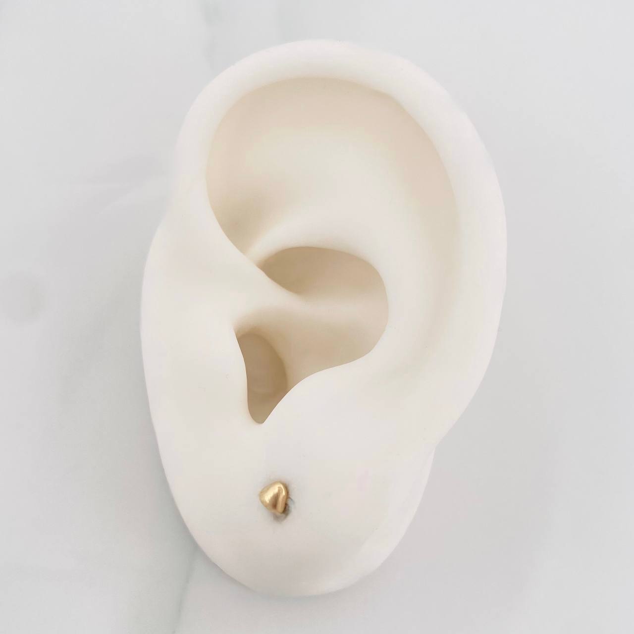 Topos Corazon 0.5g / 3.2mm Oro Amarillo 18K