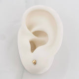 Topos Corazon 0.5g / 3.2mm Oro Amarillo 18K