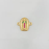 Herraje Virgen de Guadalupe 1.15g / 1.05cm Oro Amarillo 18K