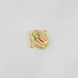 Herraje Virgen de Guadalupe 1.15g / 1.05cm Oro Amarillo 18K