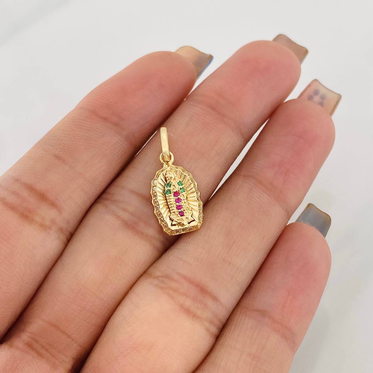 Dije Virgen de Guadalupe 1.25g / 2cm Oro Amarillo 18K