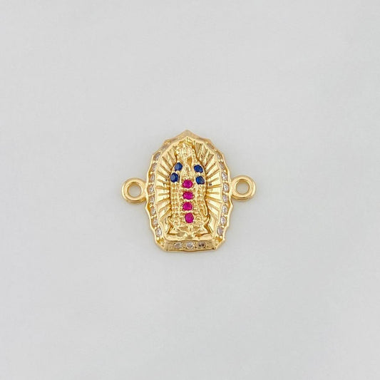 Herraje Virgen de Guadalupe 1.15g / 1.05cm Oro Amarillo 18K