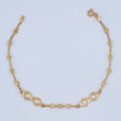Pulso Infinito Espiga 2.55gr / 19cm / 3mm Oro Amarillo 18K &