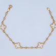 Pulso Trebol Espiga 4.15gr / 19.2cm / 2mm Oro Amarillo 18K &