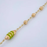 Pulso Barril Espiga 2.65gr / 19cm / 3mm Oro Amarillo 18K &