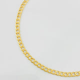 Pulso Cubano 2.4g / 21cm / 3.3mm Oro Amarillo 18K
