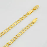 Pulso Cubano 2.4g / 21cm / 3.3mm Oro Amarillo 18K